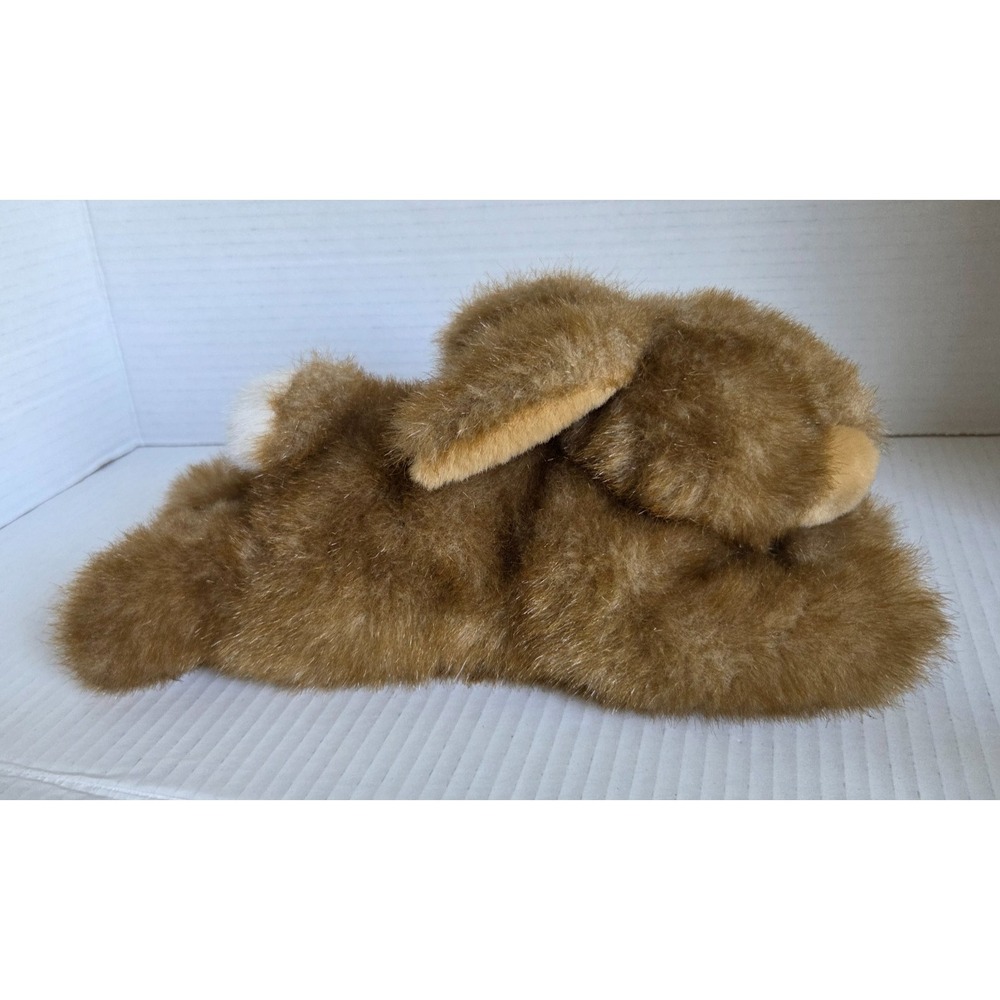 First & Main Brown Jackrabbit Vtg Plush Animal‎ Cottontail Bunny E1195 10 inch